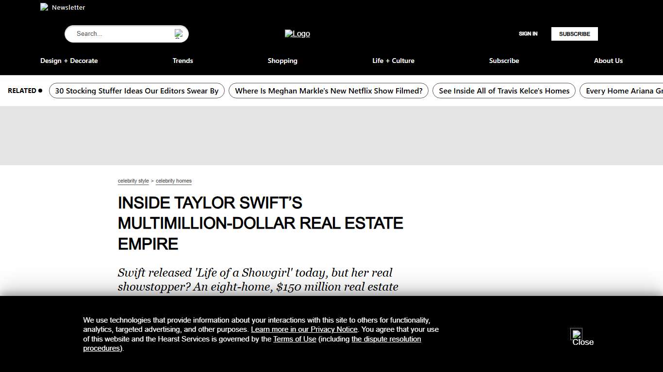 Inside Taylor Swift’s Multimillion-Dollar Real Estate Empire