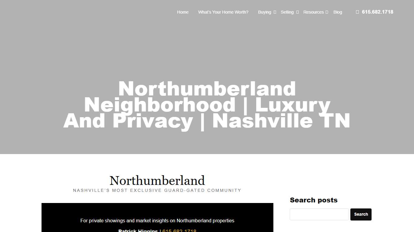 Homes In Northumberland Neighborhood | Nashville TN